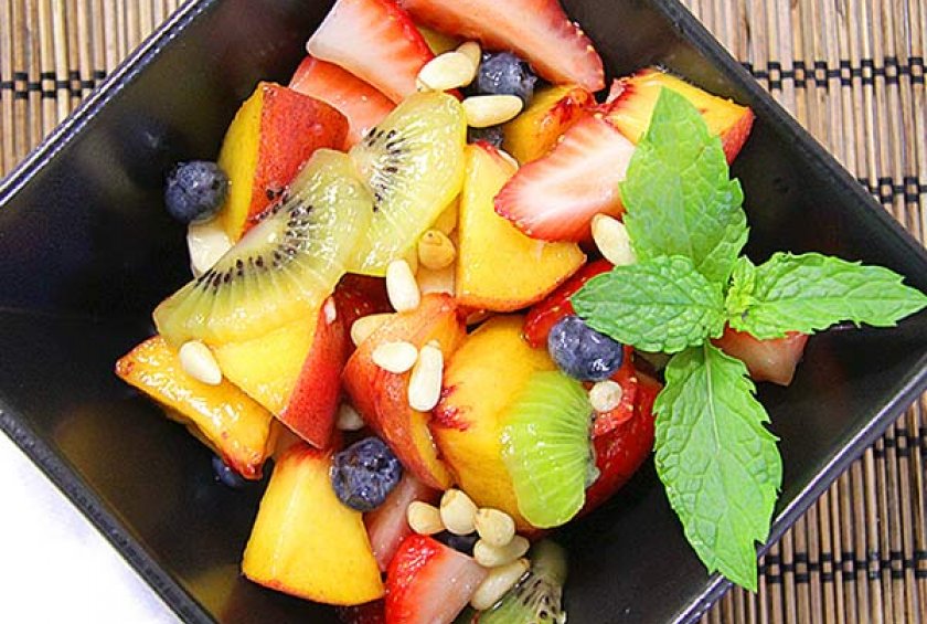 Organic Lime Fruit Salad from 50 Best Cold Soups, Crisp Salads, and